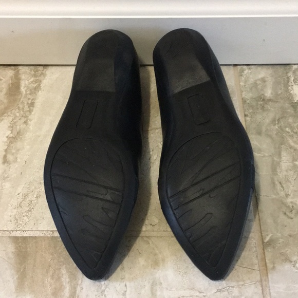 Black pointy flats size 7 - Picture 6 of 7